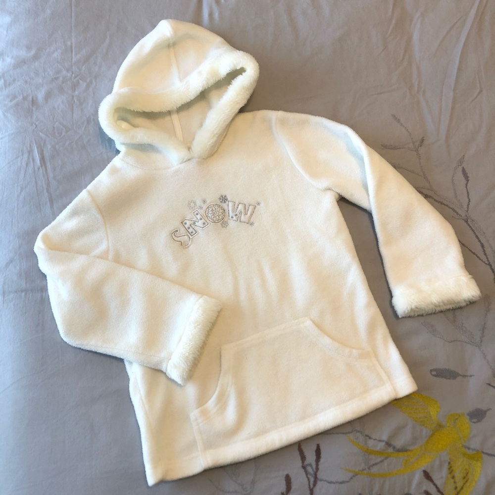 “Snow” Fuzzy Winter Wonderland Sweater